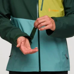 Giacca da trekking Cotopaxi Impermeo 3L Hooded Shell Jacket M Cargo And Bluegrass