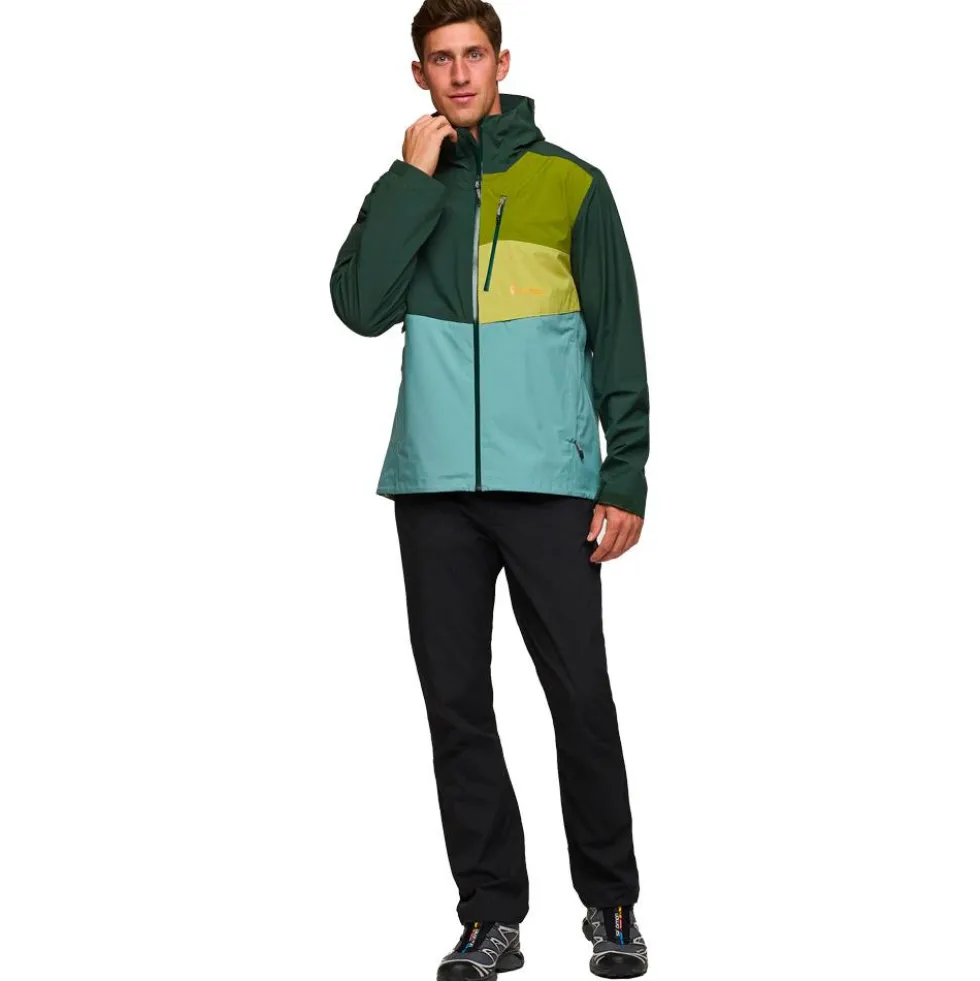 Giacca da trekking Cotopaxi Impermeo 3L Hooded Shell Jacket M Cargo And Bluegrass