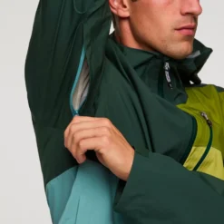 Giacca da trekking Cotopaxi Impermeo 3L Hooded Shell Jacket M Cargo And Bluegrass