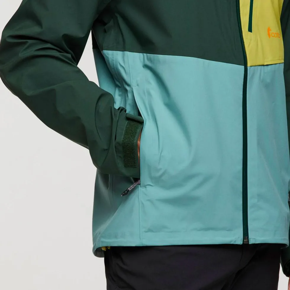 Giacca da trekking Cotopaxi Impermeo 3L Hooded Shell Jacket M Cargo And Bluegrass