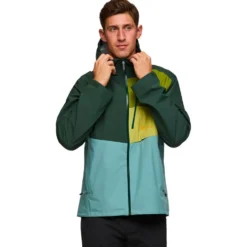Giacca da trekking Cotopaxi Impermeo 3L Hooded Shell Jacket M Cargo And Bluegrass