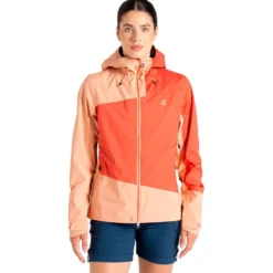 Giacca da trekking DARE2B Women's Nomadic II Waterproof Burnt Sienna Shrimp