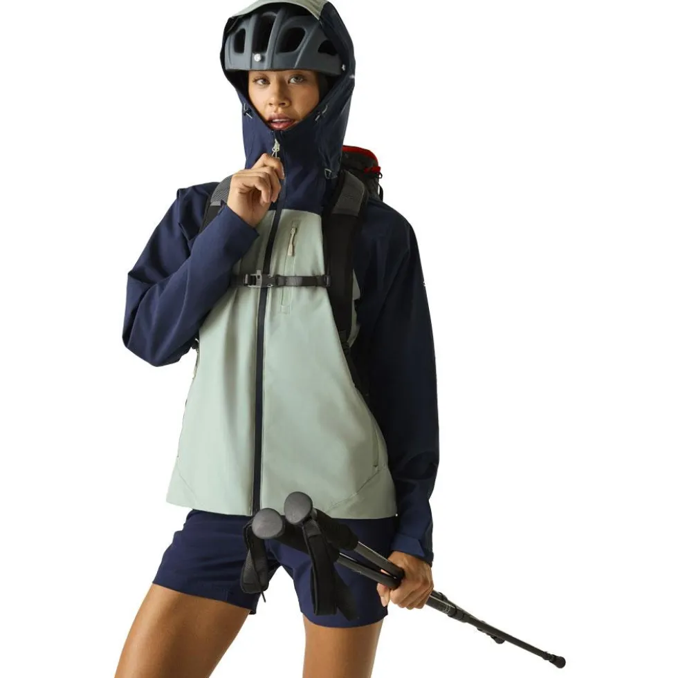 Giacca da trekking DARE2B W's Torrek III Navy Glacier Green