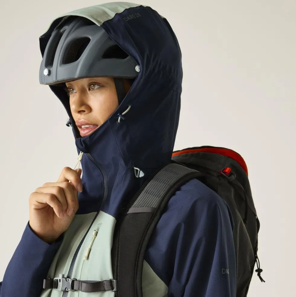 Giacca da trekking DARE2B W's Torrek III Navy Glacier Green