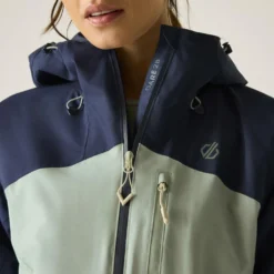 Giacca da trekking DARE2B W's Torrek III Navy Glacier Green