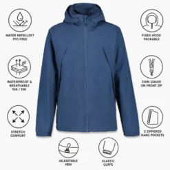 Giacca da trekking Icepeak Brocton Bleu Marine