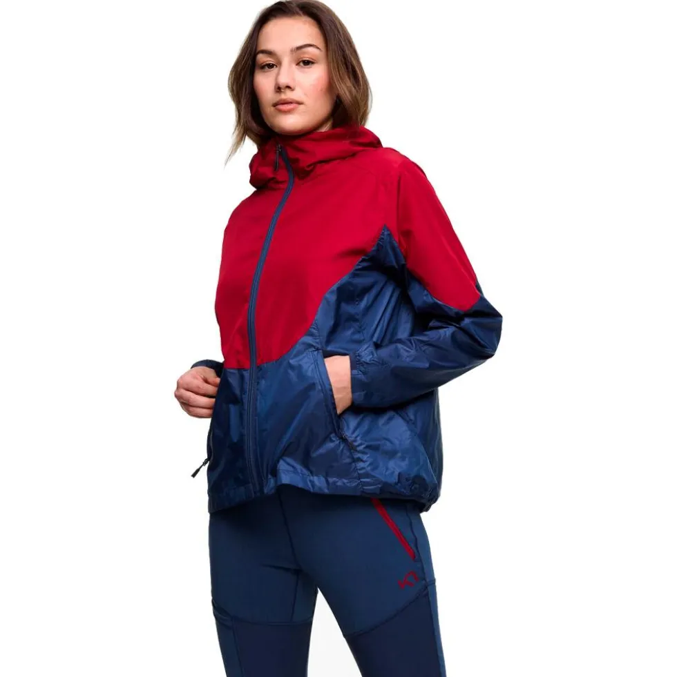 Giacca da trekking Kari Traa Sanne Wind Jacket Red