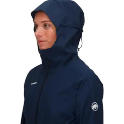 Giacca da trekking Mammut Alto Light Hardshell Hooded Jacket W Marine