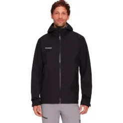 Giacca da trekking Mammut Alto Light Hardshell Hooded Jacket M Black