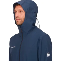 Giacca da trekking Mammut Alto Light Hardshell Hooded Jacket M Marine