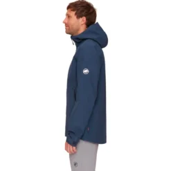 Giacca da trekking Mammut Alto Light Hardshell Hooded Jacket M Marine