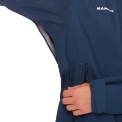 Giacca da trekking Mammut Alto Light Hardshell Hooded Jacket M Marine