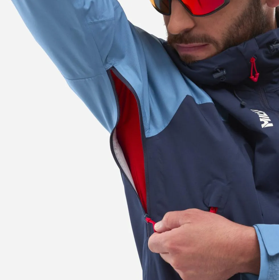 Giacca da trekking Millet Fitz Roy Saphir Coronet Blue