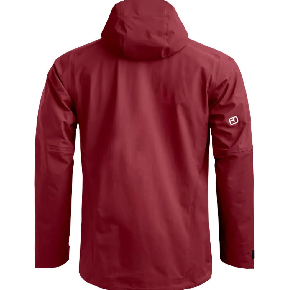 Giacca da trekking Ortovox Seceda 3L Jacket M Red Malbec