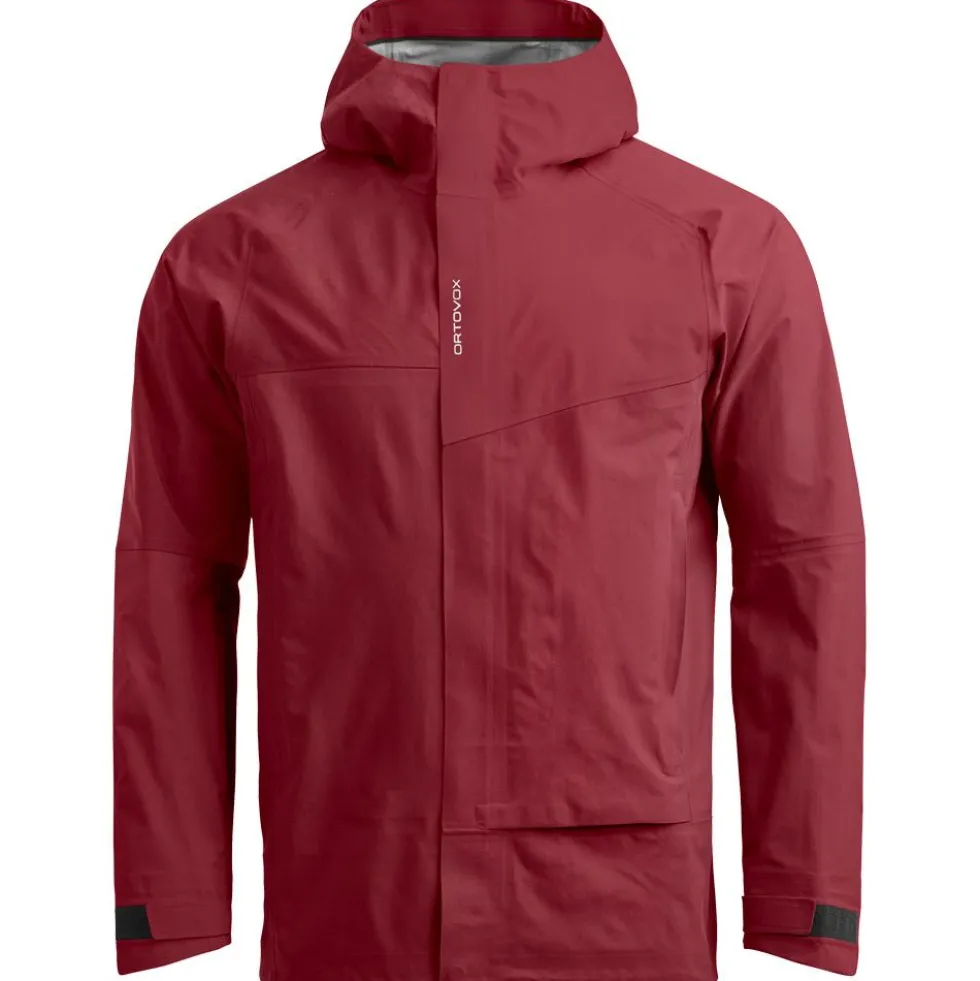 Giacca da trekking Ortovox Seceda 3L Jacket M Red Malbec