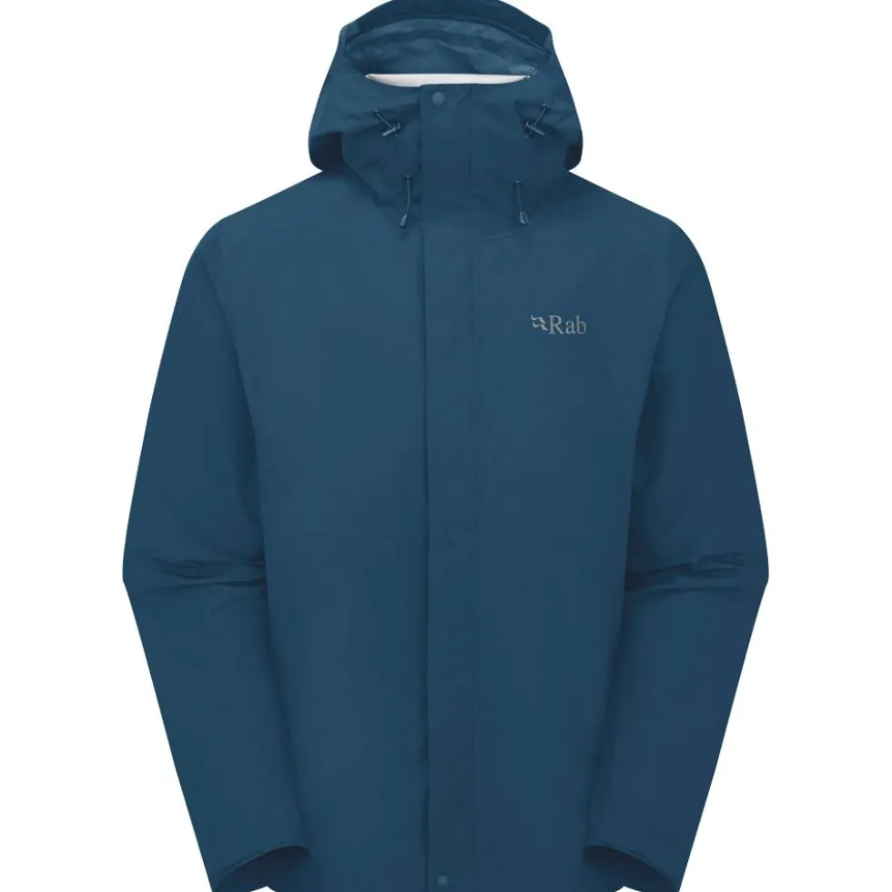 Giacca da trekking RAB Downpour Tempest Blue