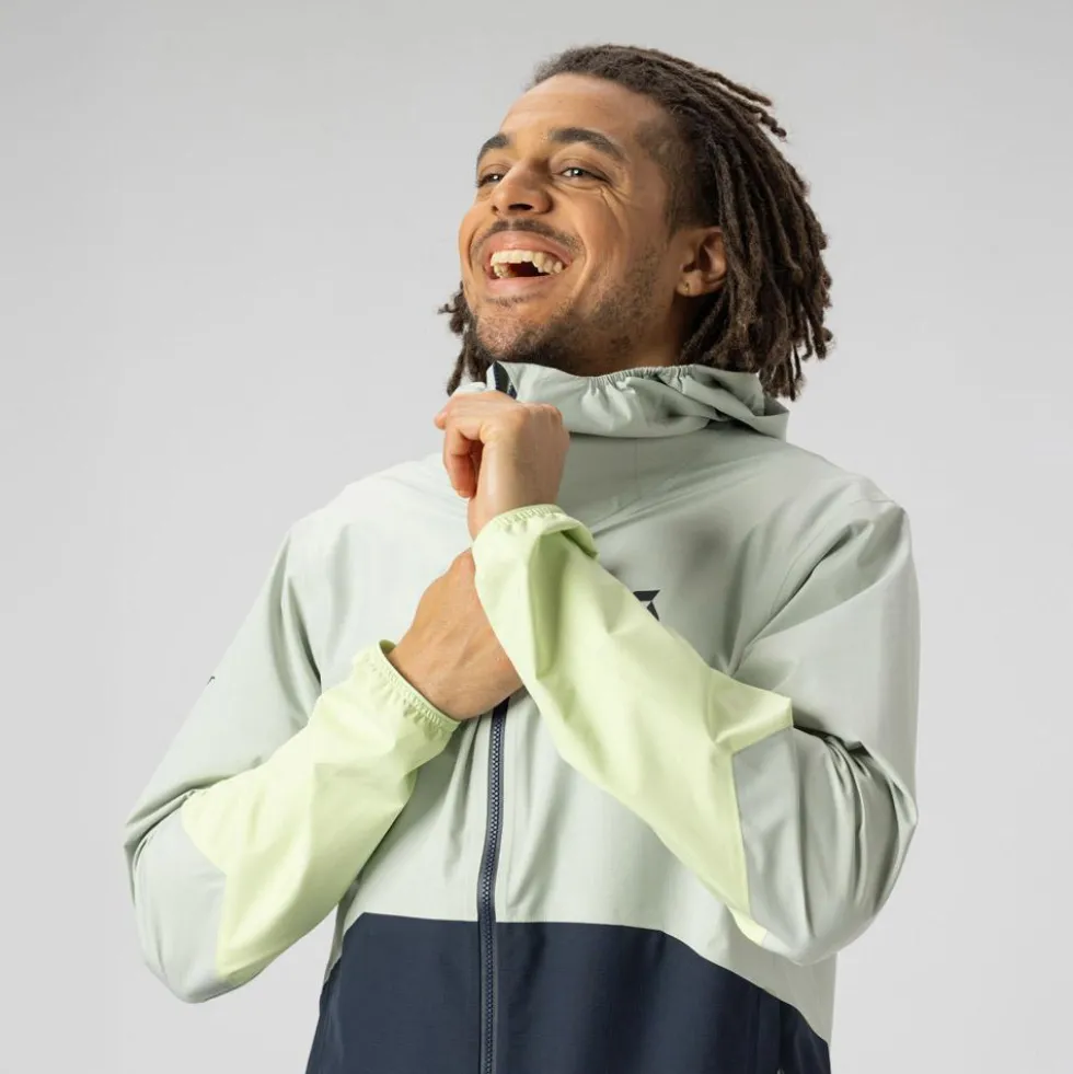 Giacca da trekking Scott Jacket M's Explorair Light Dry 2.5 Spray Grey Dark Blue
