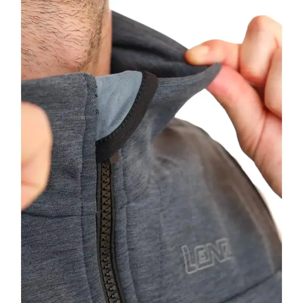 Giacca Lenz Heat Vest 2.0 Men + 2 Heat Pads Black Grey Melange