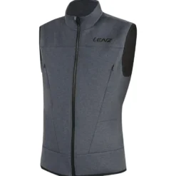 Giacca Lenz Heat Vest 2.0 Men + 2 Heat Pads Black Grey Melange