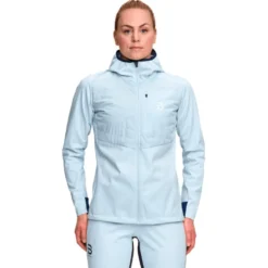 Giacca sci di fondo Bjorn Daehlie Jacket Power Wmn Moonstone Blue