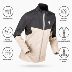 Giacca sci di fondo Bjorn Daehlie Jacket Element Wmn Estate Blue