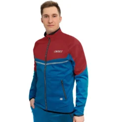 Giacca sci di fondo KV+ Premium Jacket Navy Bordeaux