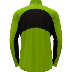 Giacca sci di fondo Odlo Markenes Jkt Lime Green Black