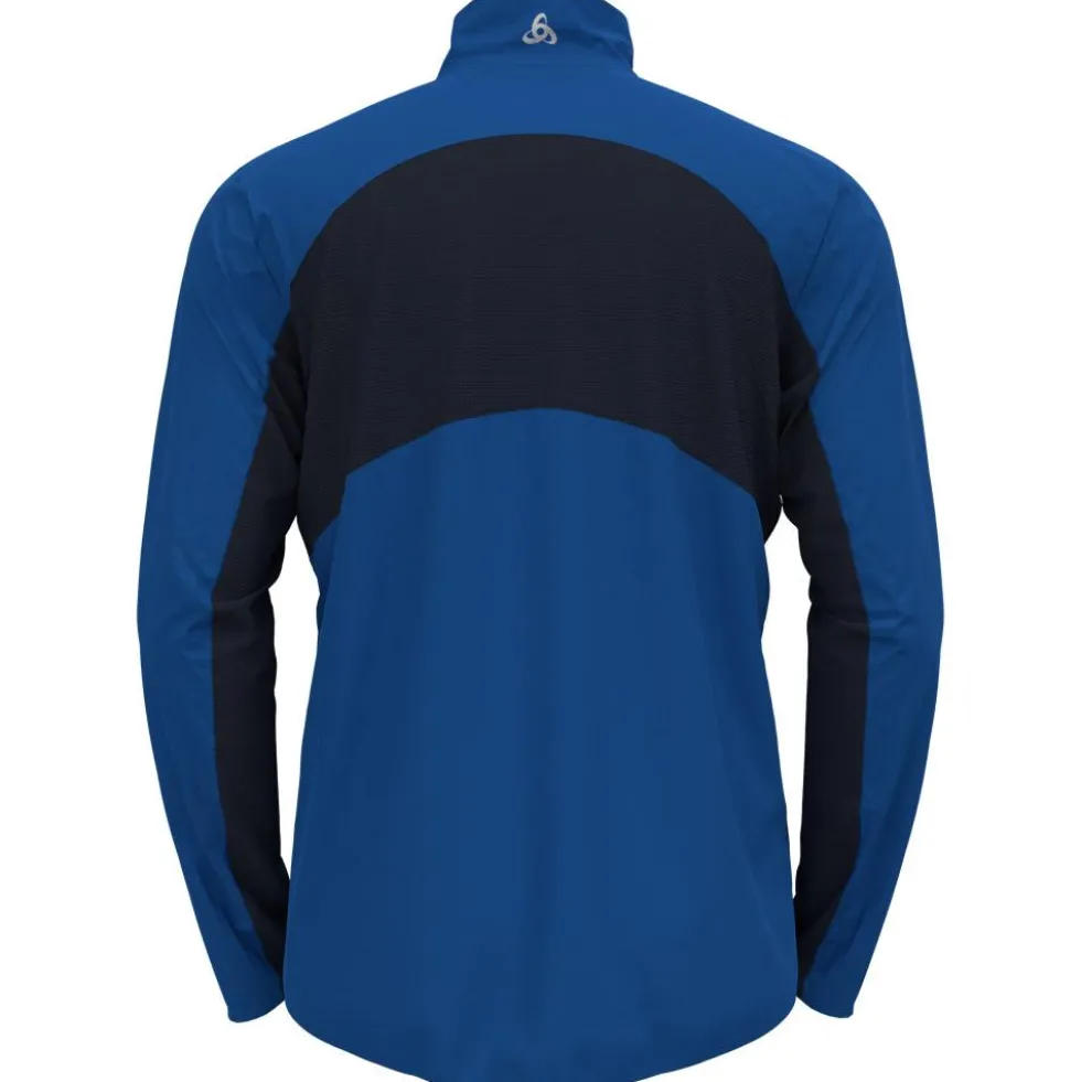 Giacca sci di fondo Odlo Markenes Jkt Nautical Blue/Dark Sapphire