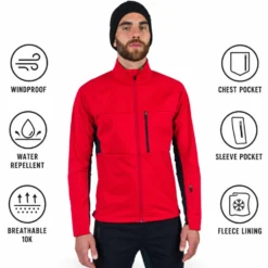 Giacca sci di fondo Rossignol Genetys Jkt Sports Red