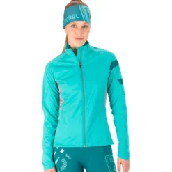 Giacca sci di fondo Rossignol W Poursuite Jkt Turquoise