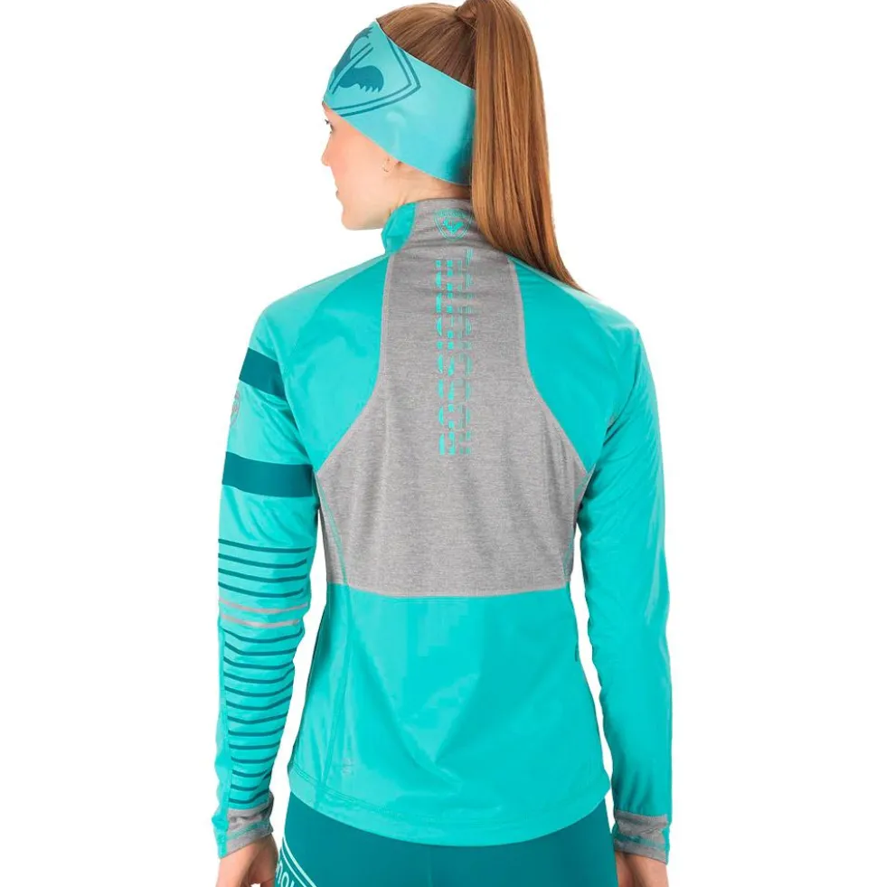 Giacca sci di fondo Rossignol W Poursuite Jkt Turquoise