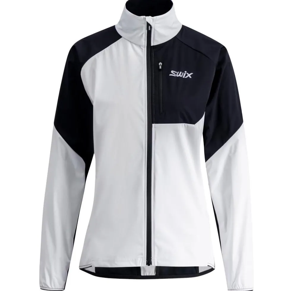 Giacca sci di fondo Swix Focus Wind Jacket W Bright White Black