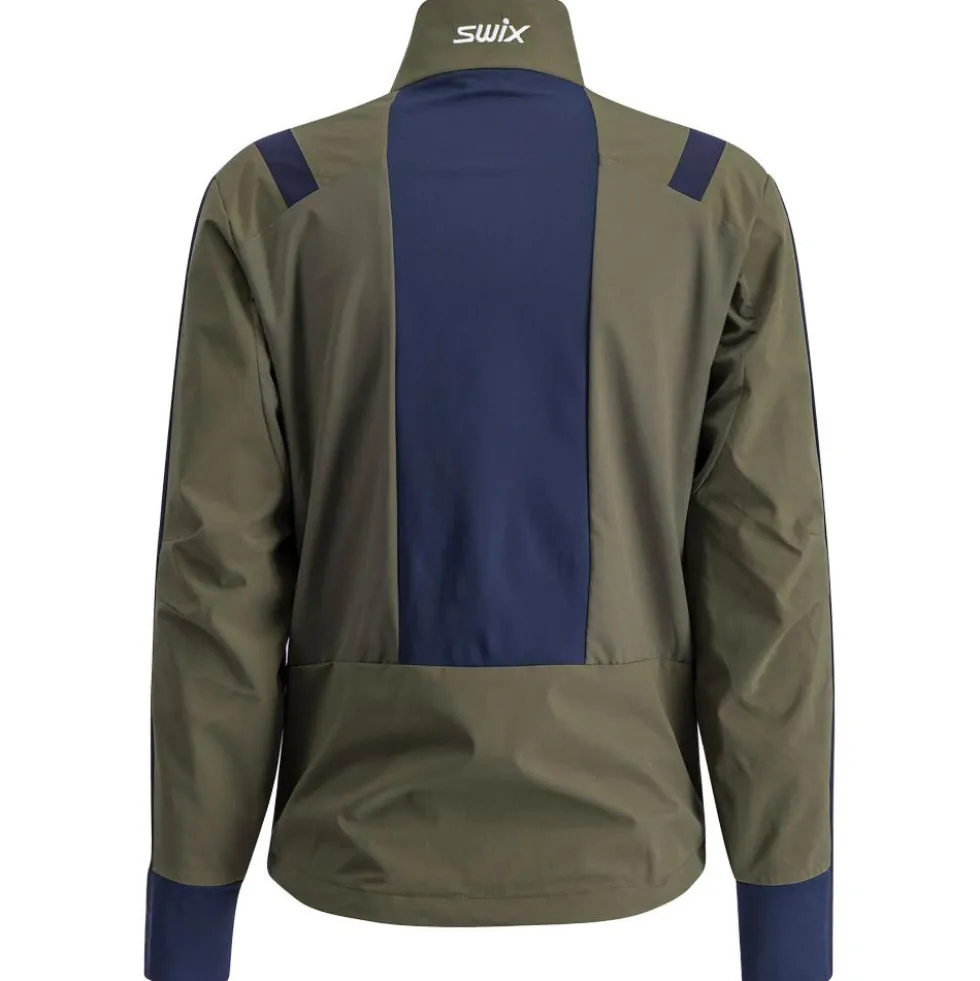 Giacca sci di fondo Swix Infinity Jkt Men Olive Dark Navy