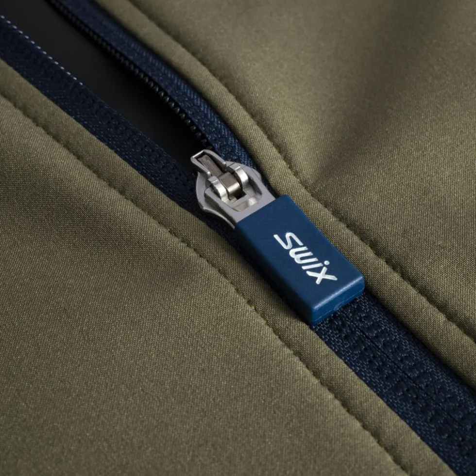 Giacca sci di fondo Swix Infinity Jkt Men Olive Dark Navy