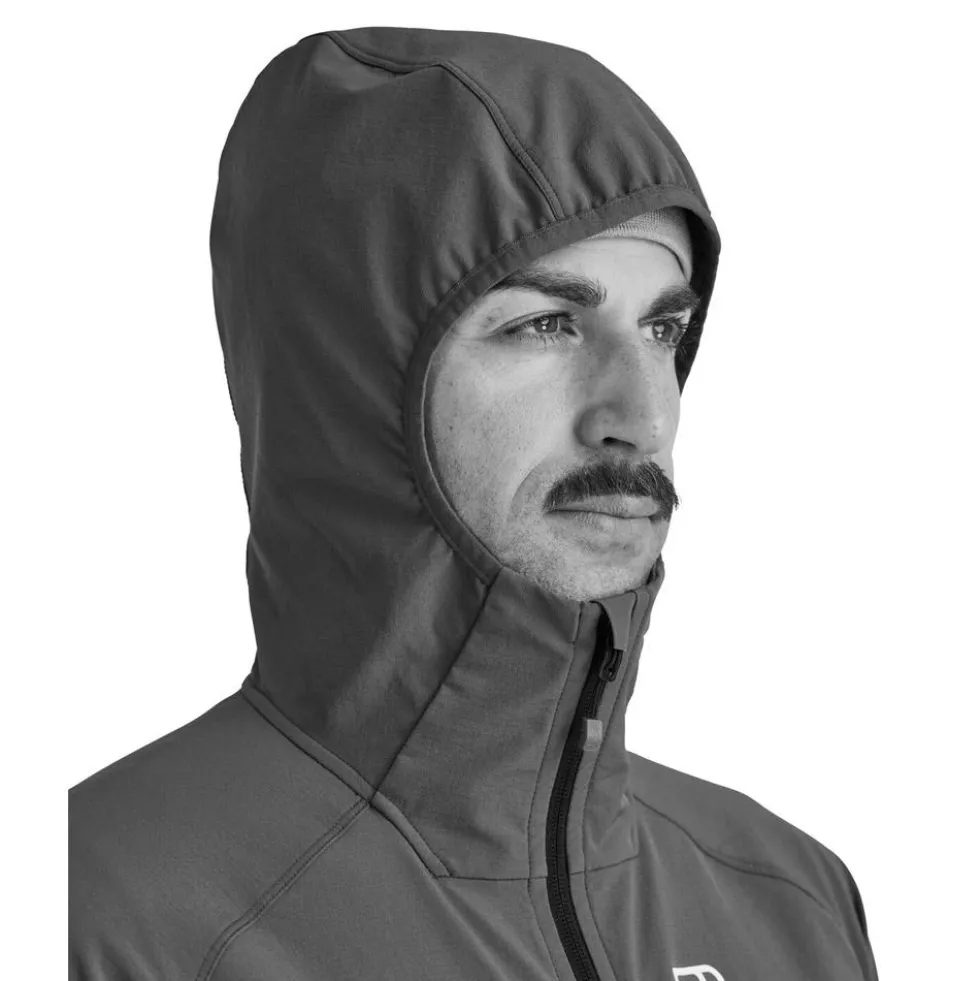 Giacca tecnica Ortovox Punta Berrino Hooded Jacket M Black Raven