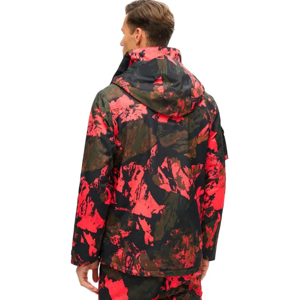 Giacca tecnica Superdry Ultimate Rescue Jacket Volcanic Mountain Orange