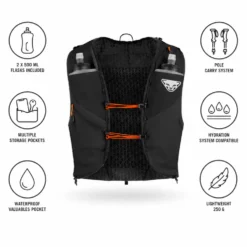 Gilet da trail Dynafit Alpine 15 Vest Black Out