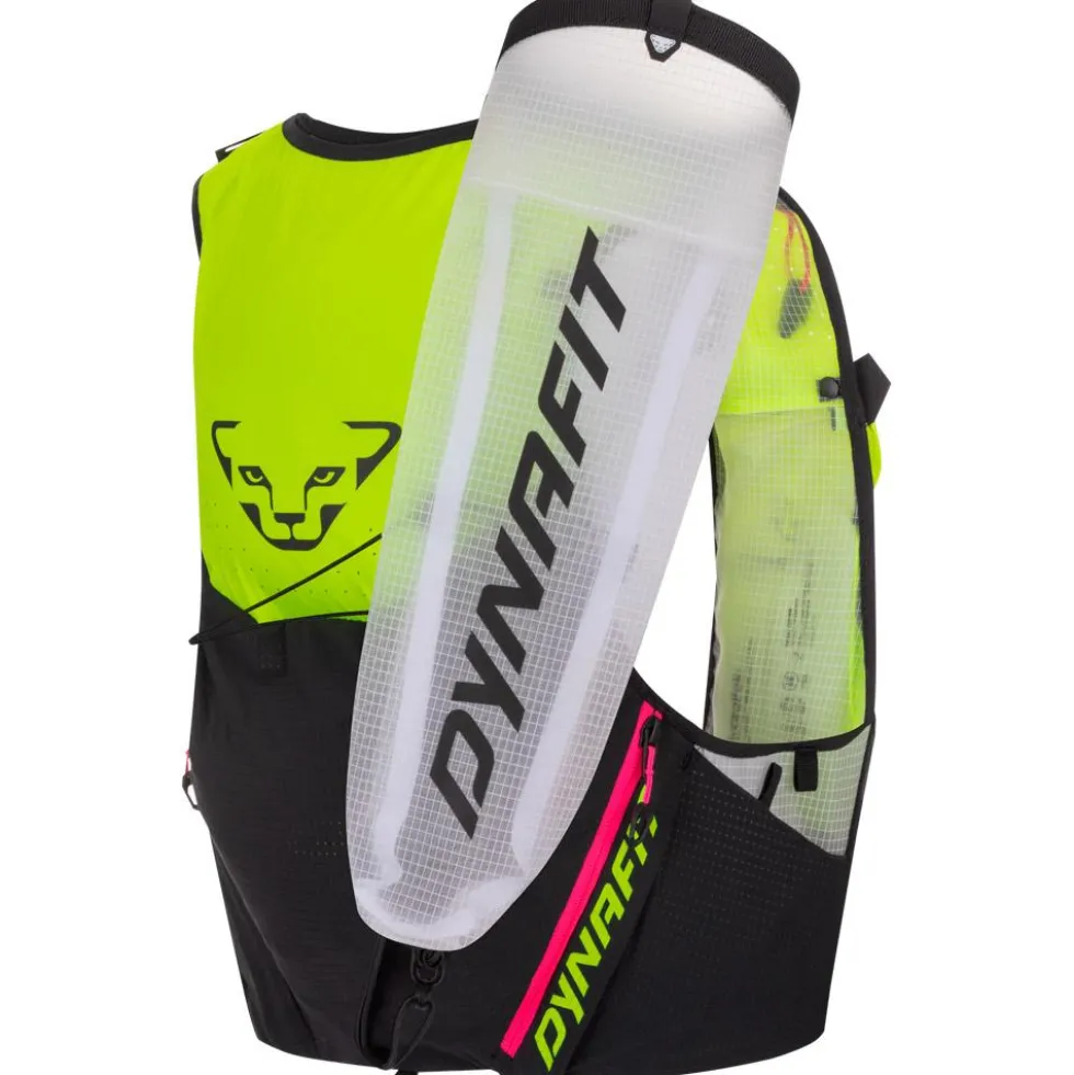 Gilet da trail Dynafit Dna 8 Vest Fluo Yellow Black Out