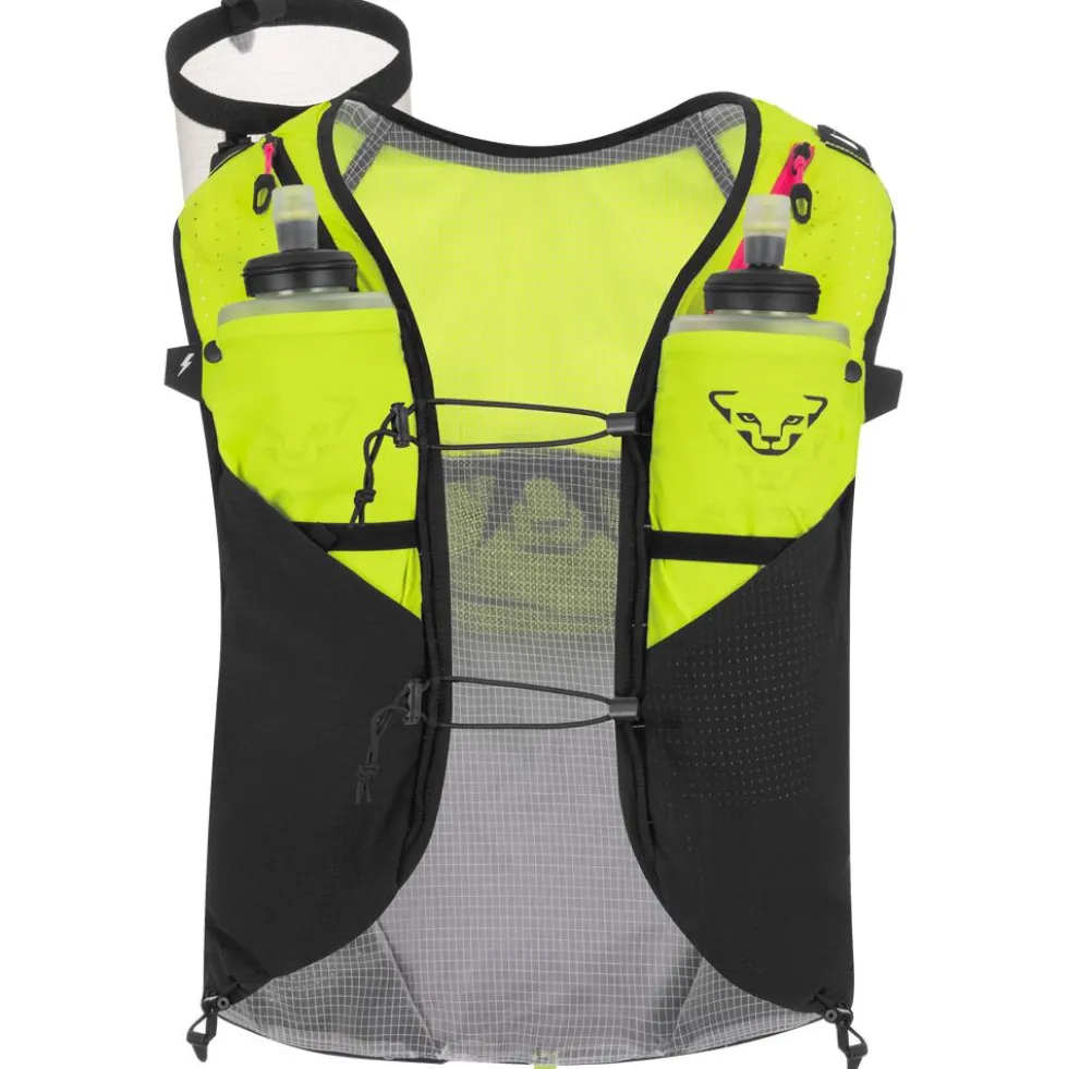 Gilet da trail Dynafit Dna 8 Vest Fluo Yellow Black Out