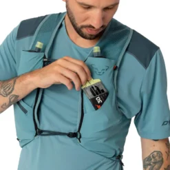 Gilet da trail Dynafit Sky 4 Vest Smoke Blue Cinder