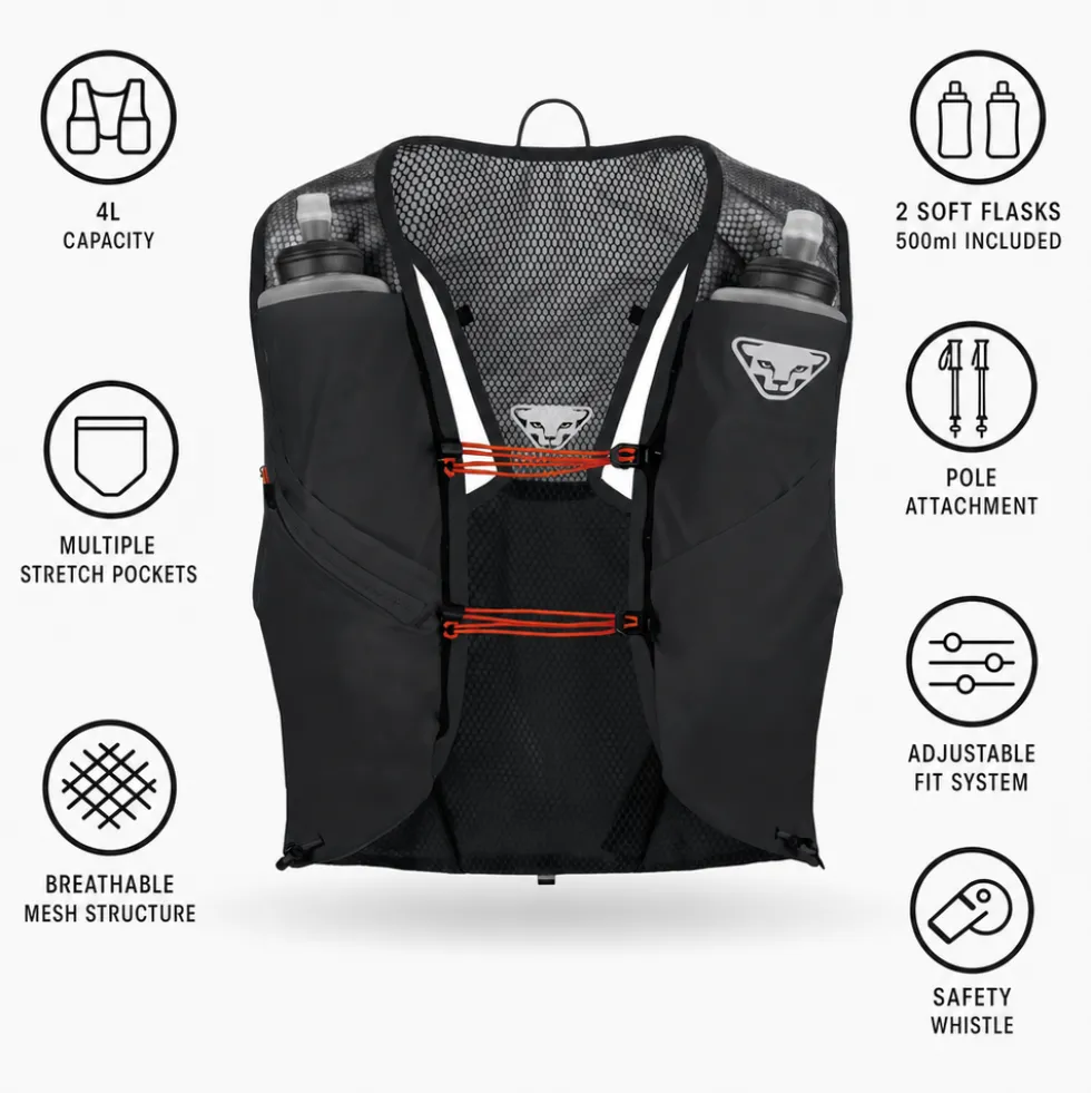 Gilet da trail Dynafit Sky 4 Vest Black Out