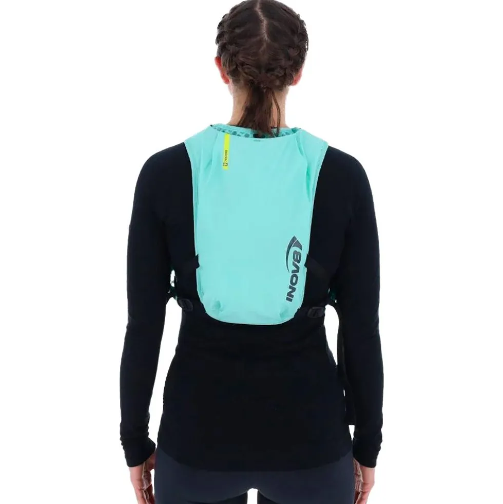 Gilet da trail Inov-8 Racepac 4 Black Light Green