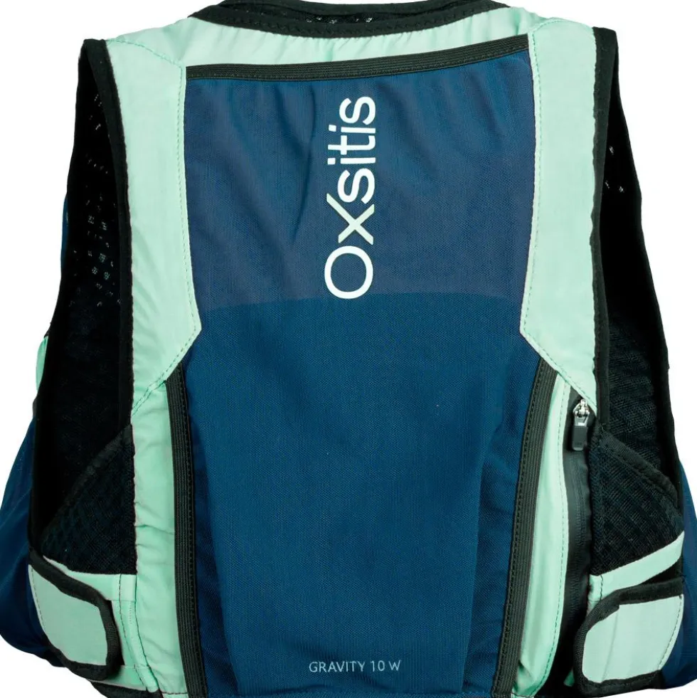 Gilet da trail Oxsitis Gravity 10 Women Light Blue