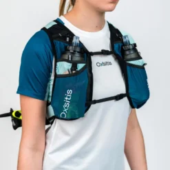 Gilet da trail Oxsitis Gravity 10 Women Light Blue