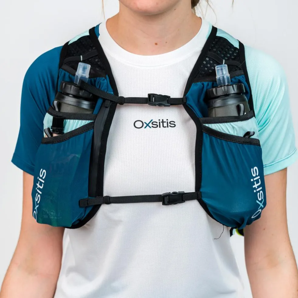 Gilet da trail Oxsitis Gravity 10 Women Light Blue