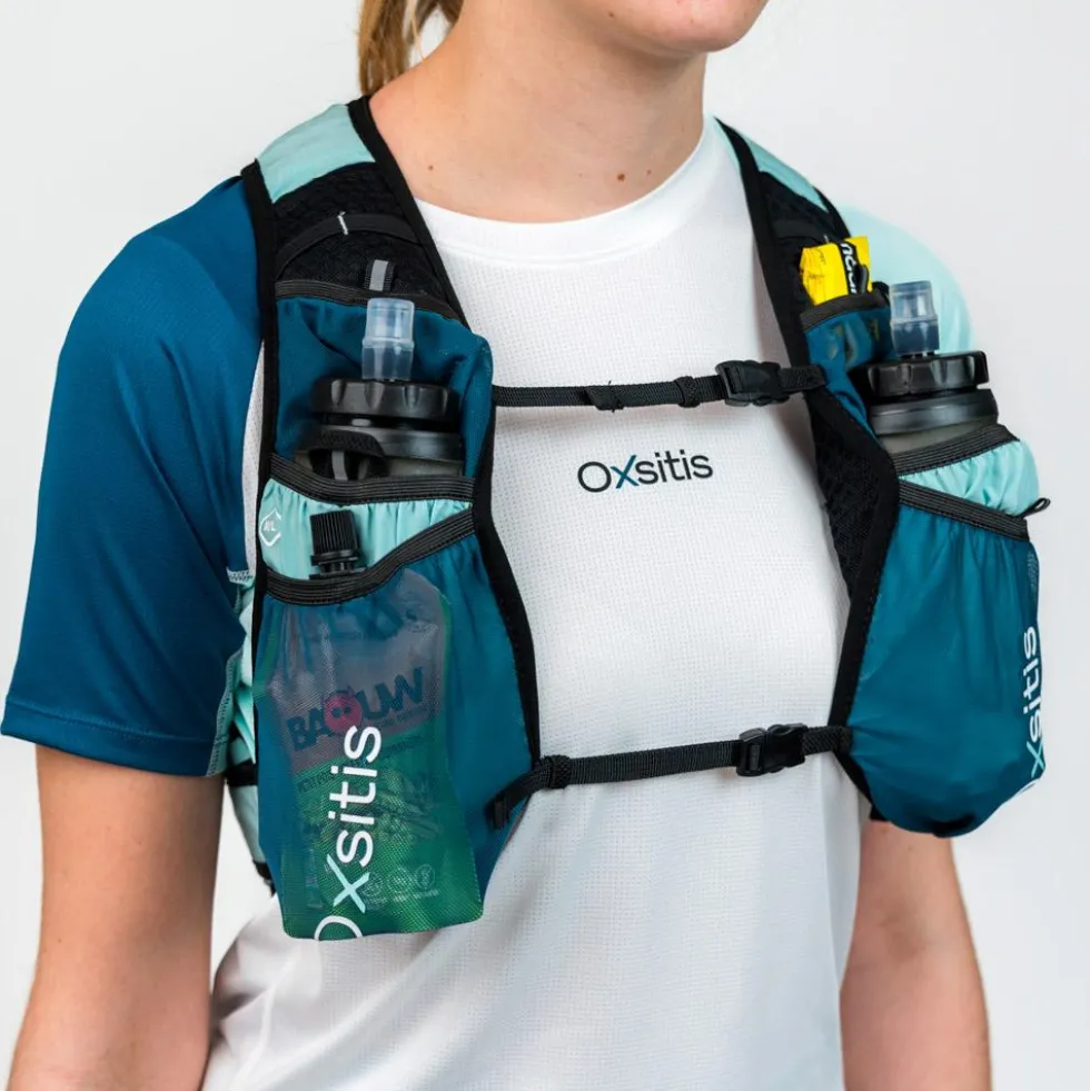 Gilet da trail Oxsitis Gravity 5 Women Light Blue