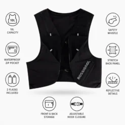 Gilet da trail Rossignol Motion Vest 10L Black