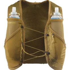 Gilet da trail Salomon Active Skin 8 Set Brillant Olive Willow
