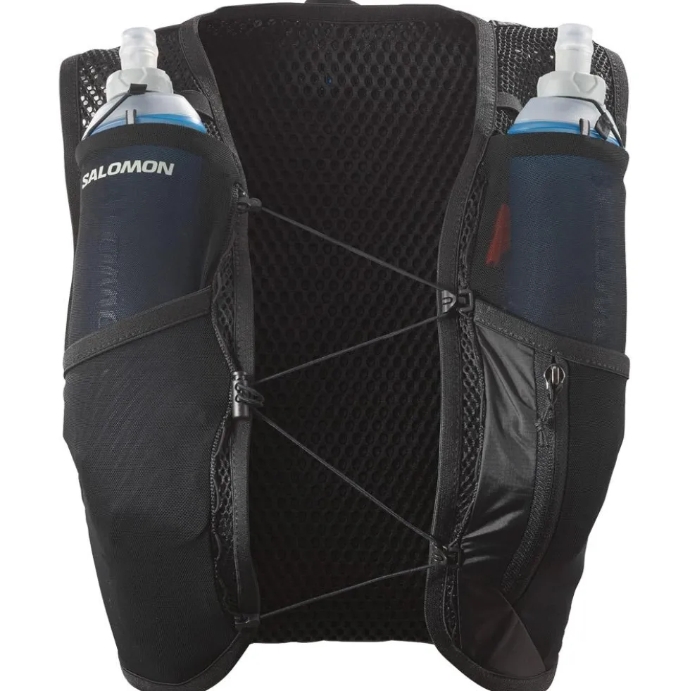 Gilet da trail Salomon Active Skin 4 Women Set Black Metal