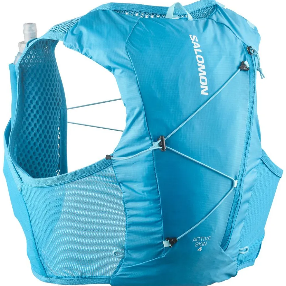 Gilet da trail Salomon Active Skin 4 Set Blue Danube